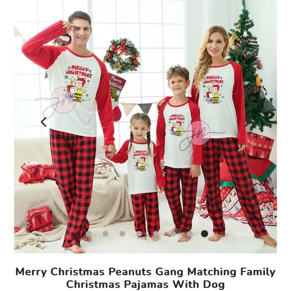 Matching peanuts theme pajamas. Baby 18-24 months